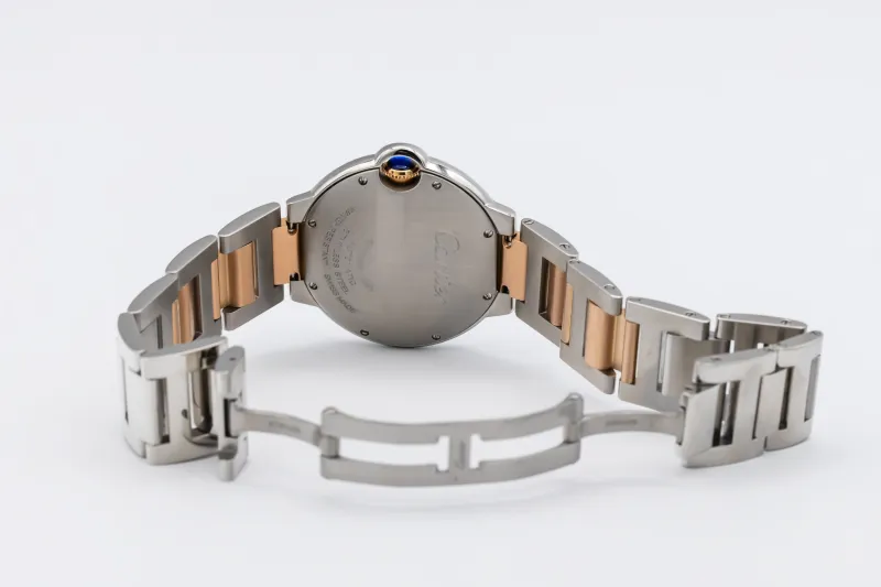 Cartier Ballon Bleu de Cartier 36mm Steel & 18ct Rose Gold W6920033 Circa 2015