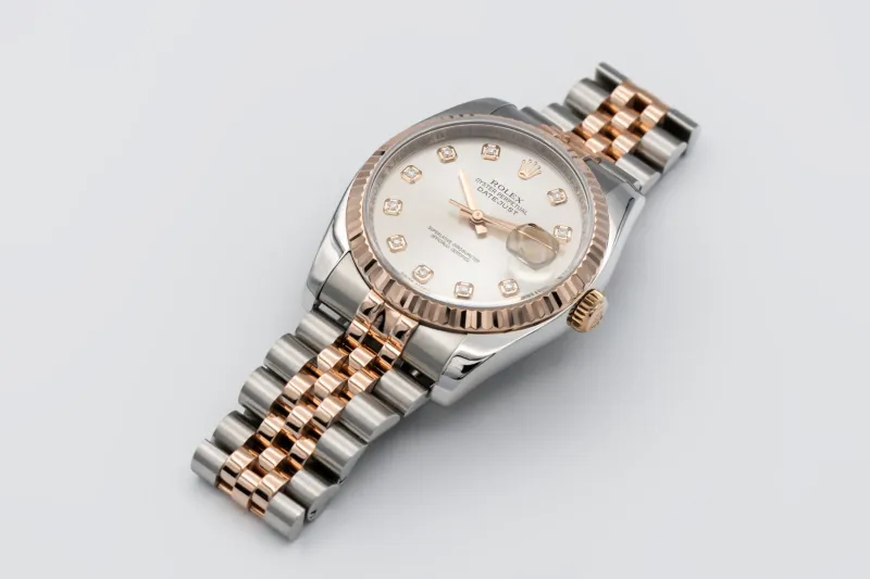 Rolex DateJust 36mm Steel & 18ct Rose Gold Jubilee 116231 2011