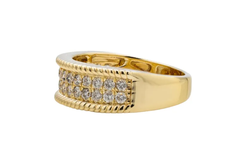 14ct Yellow Gold Diamond Ring 0.64ct