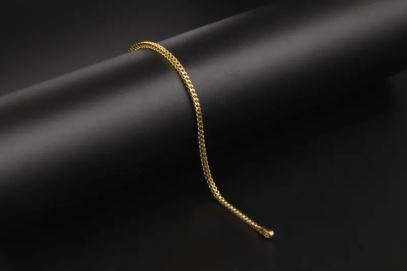 9ct Yellow Gold Franco Bracelet 5.3g