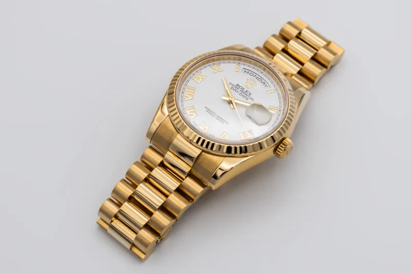 Rolex Day-Date 36mm 18ct Yellow Gold Presidential 118238 Circa 2015