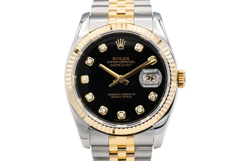 Rolex DateJust 36mm Steel & 18ct Yellow Gold Jubilee 116233 2016