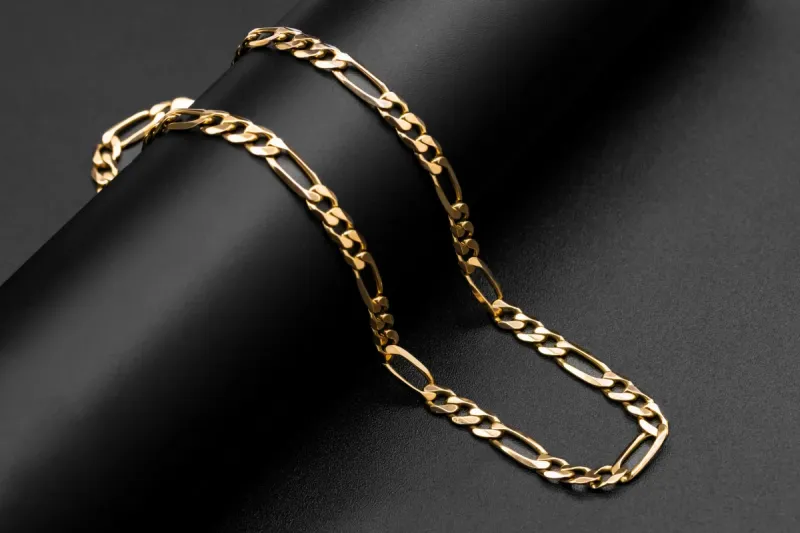 9ct Yellow Gold Figaro Children's Chain 17.5g
