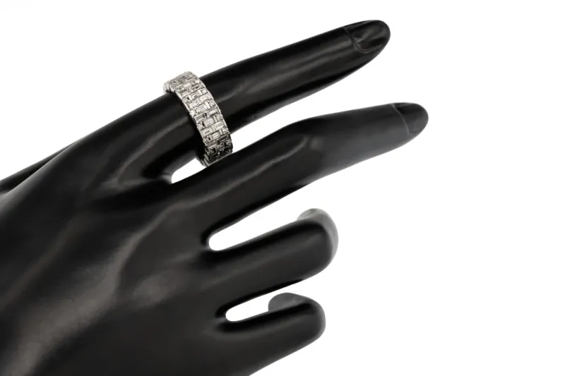 9ct White Gold Diamond Eternity Ring 3.23ct