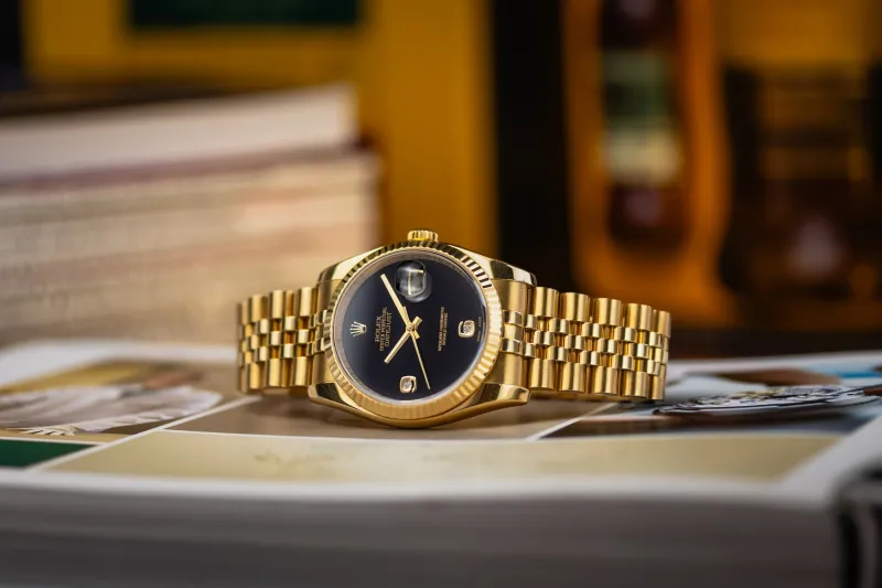 Rolex DateJust 36mm 18ct Yellow Gold Jubilee 116238 2006