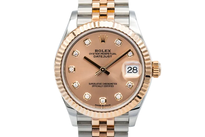Rolex DateJust 31mm Steel & 18ct Rose Jubilee 278271 2019