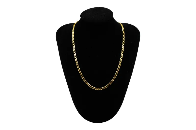 9ct Yellow Gold Flat Curb Chain 20" 6.1g