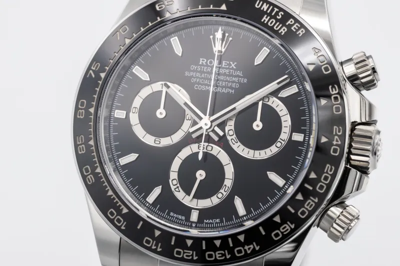 Rolex Cosmograph Daytona 40mm Stainless Steel Black Dial Oyster 126500LN 2024