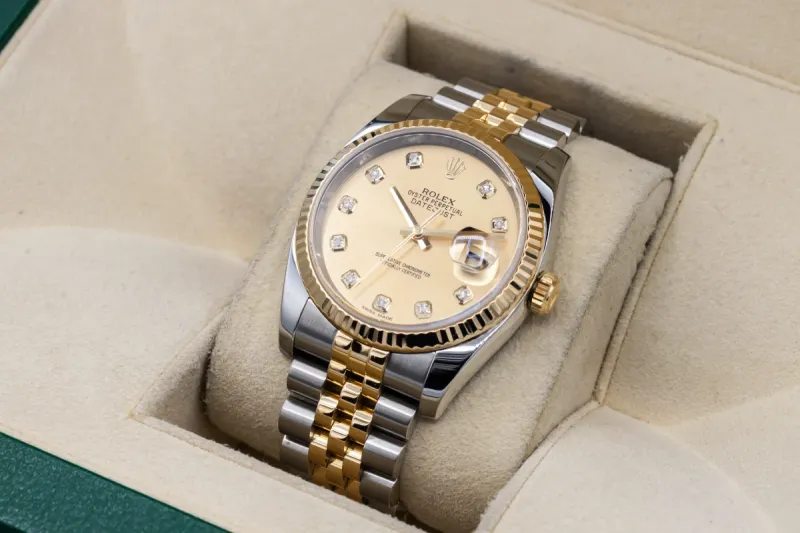 Rolex DateJust 36mm Stainless Steel & 18ct Yellow Gold Jubilee 116233 2015