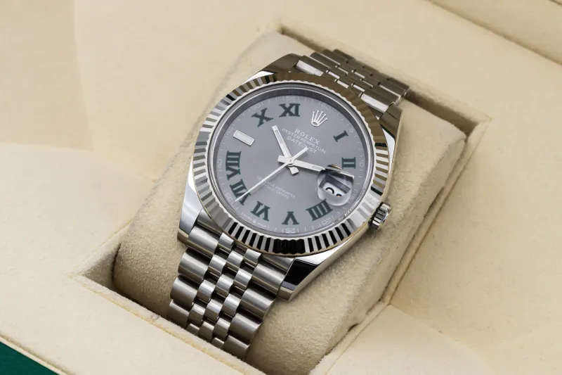 Rolex DateJust 41mm 'Wimbledon' Stainless Steel Jubilee 126334 2023
