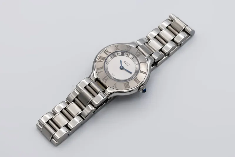Cartier 21 Must De Cartier 28mm Stainless Steel 1340 Circa 1995