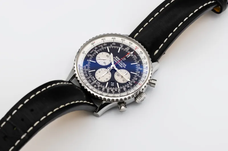 Breitling Navitimer B01 Chronograph 46mm Black Leather AB0127 2021