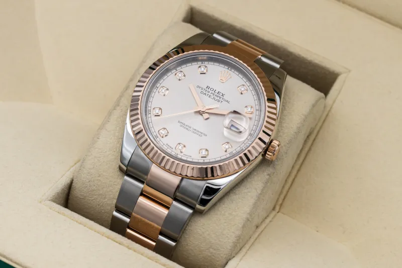 Rolex DateJust 41mm Steel & 18ct Rose Gold Oyster 126331 2018