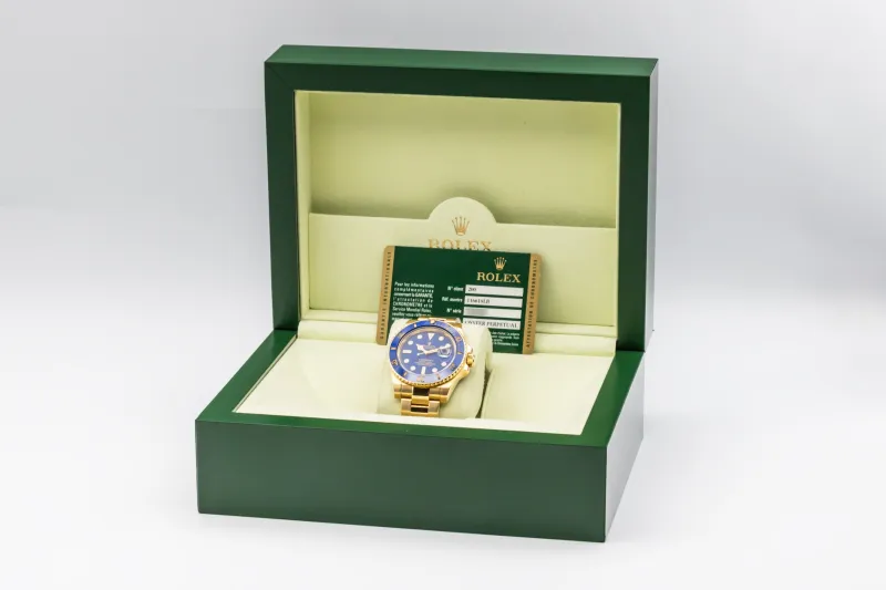 Rolex Submariner 40mm 18ct Yellow Gold Oyster 116618LB 2010