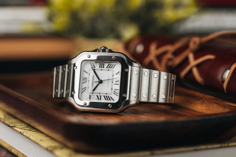 Cartier Santos 100 35mm x 41mm Stainless Steel WSSA0029 2021