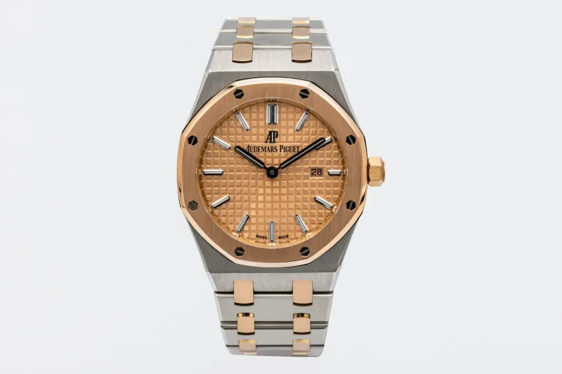 Audemars Piguet Royal Oak Lady 33mm Steel & 18ct Rose Gold 67650SR.OO Circa 2018