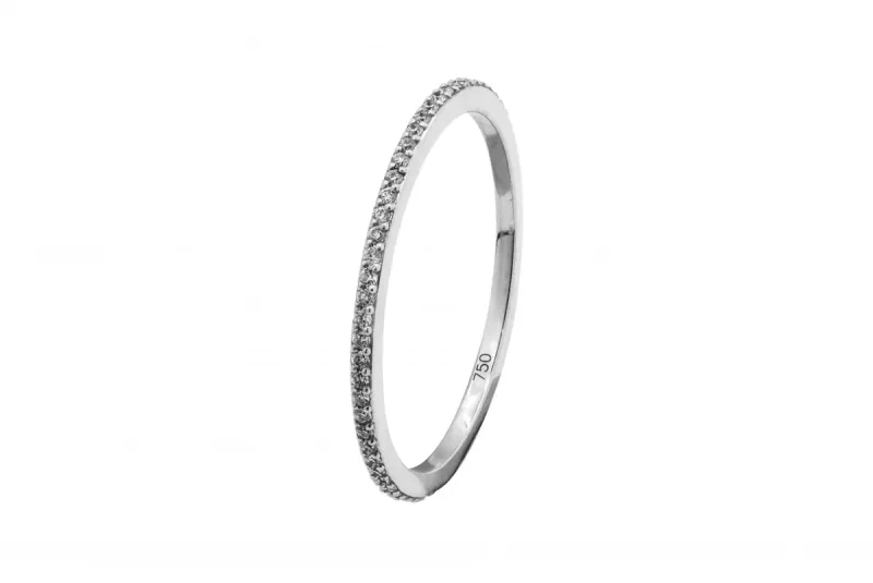 18ct White Gold Brilliant Cut Diamond Engagement Ring 0.50ct