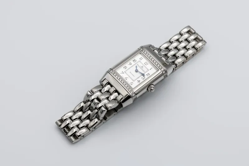 Jaeger-LeCoultre Reverso Duetto 20mm Stainless Steel Q2658120 Circa 2000s