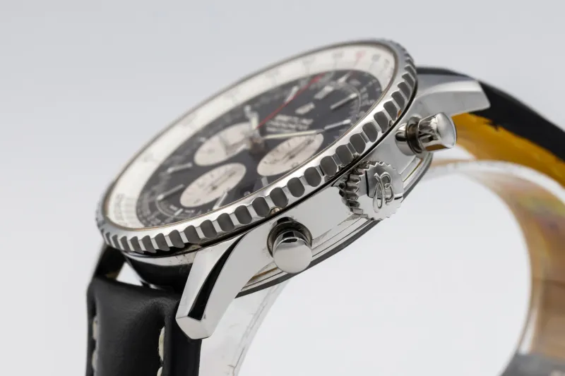 Breitling Navitimer B01 Chronograph 46mm Black Leather AB0127 2021