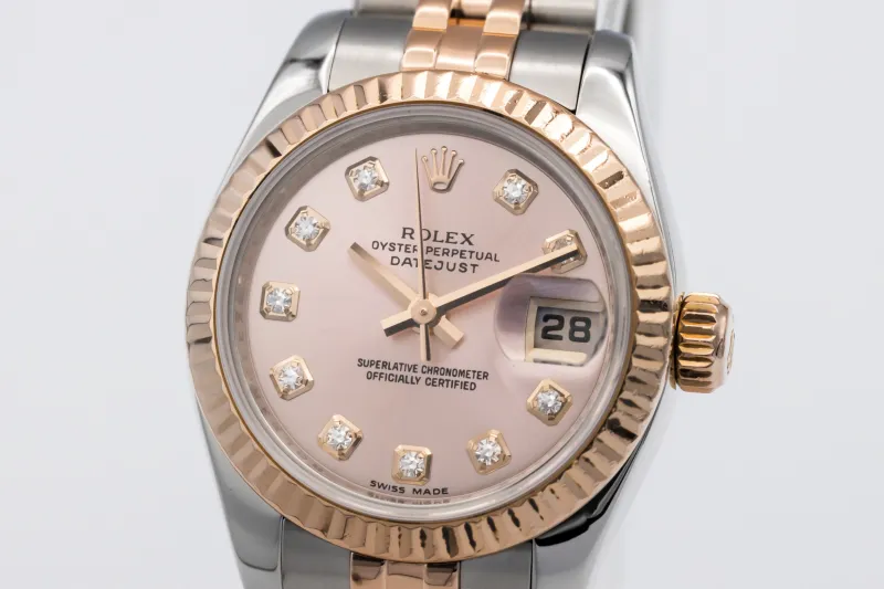 Rolex Lady DateJust 26mm Steel & 18ct Rose Gold Jubilee 179171 2008