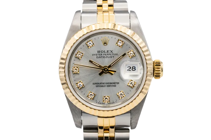 Rolex Lady DateJust 26mm Steel & 18ct Yellow Gold Jubilee 69173 1991