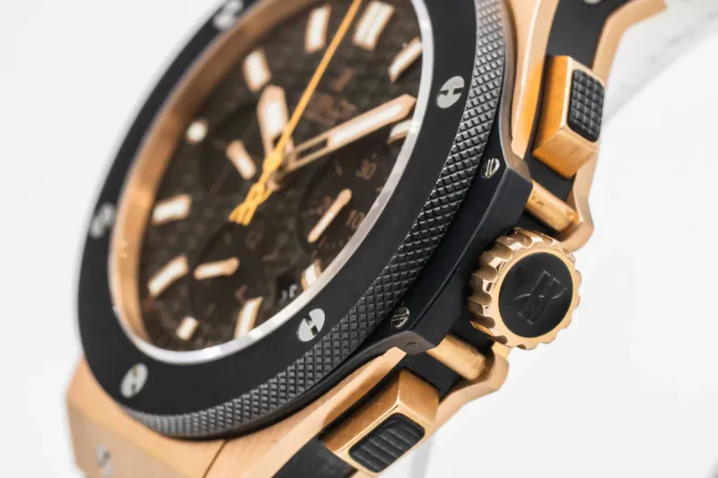 Hublot Big Bang Chronograph 44mm Black Leather 301.PM.1780.RX Circa 2015