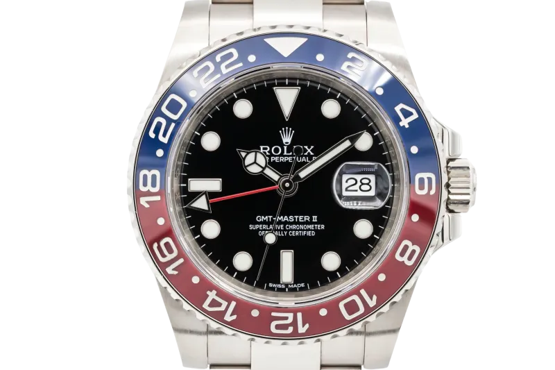 Rolex GMT-Master II 40mm 'Pepsi' White Gold 116719BLRO 2016