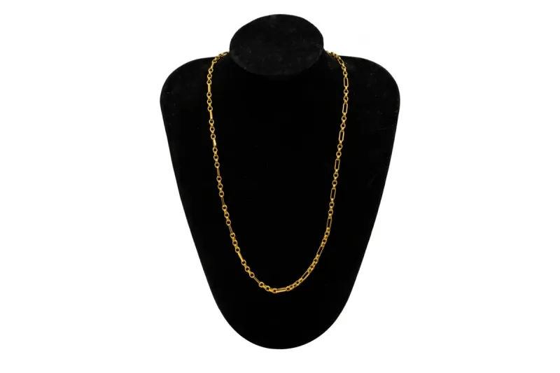 9ct Yellow Gold Fancy Link Children's Chain 9.8g