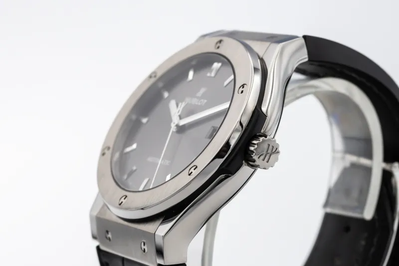 Hublot Classic Fusion 45mm Black Leather 511.NX.7071.LR 2019