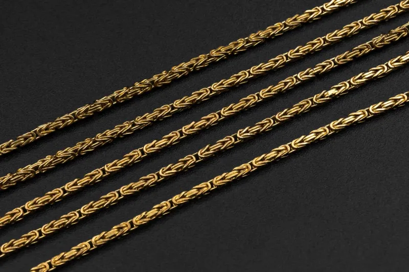 9ct Yellow Gold Byzantine Chain 31.1g