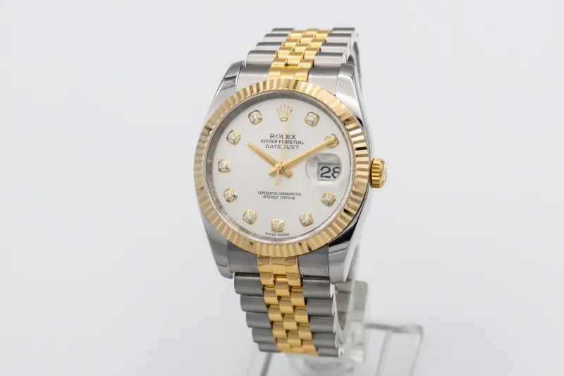 Rolex DateJust 36mm Steel & 18ct Yellow Gold Jubilee 116233 2008