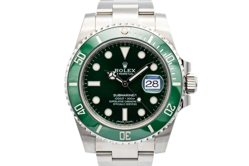 Rolex Submariner Date 40mm 'Hulk' Stainless Steel Oyster 116610LV 2016