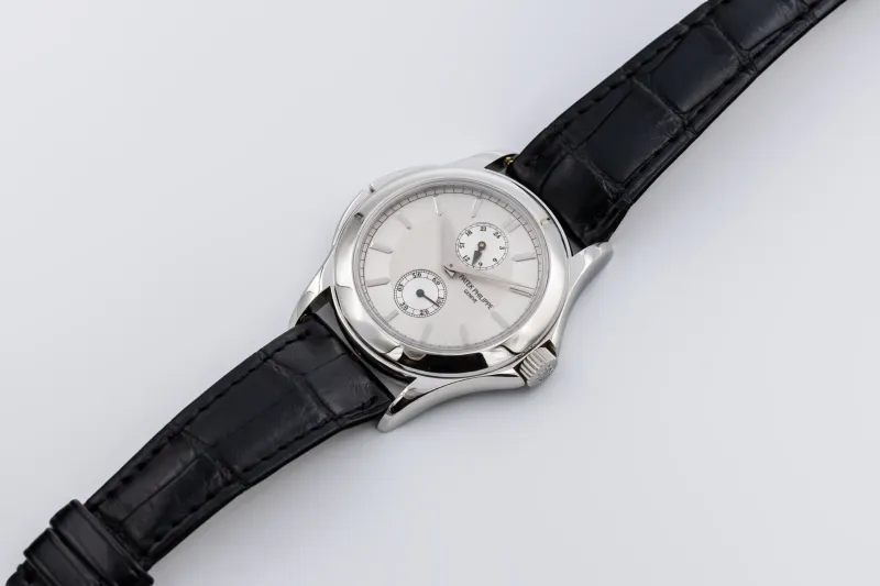 Patek Philippe Travel Time 37mm Black Leather 5134P-001 2007