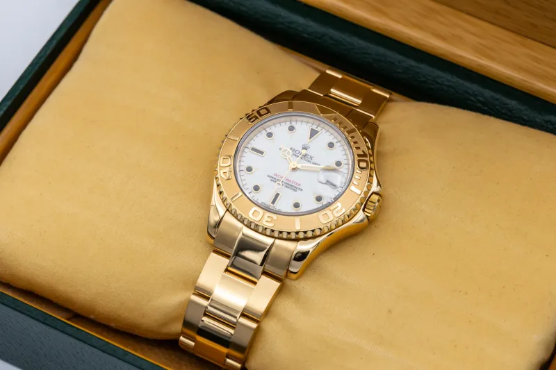 Rolex Yacht-Master 35mm 18ct Yellow Gold Oyster 68628 1999