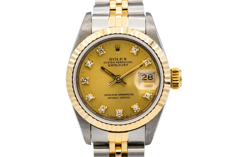 Rolex DateJust 26mm Steel & 18ct Yellow Gold Jubilee 69173 1990