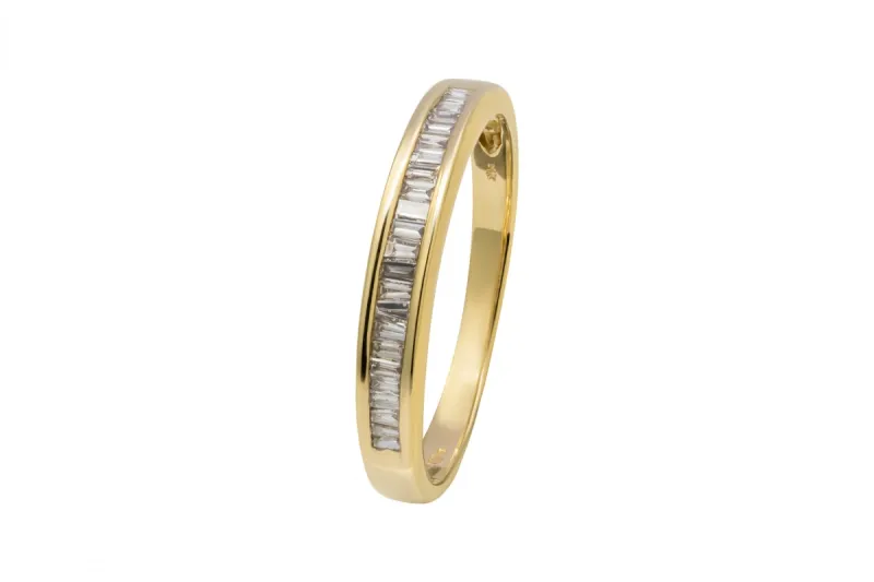 14ct Yellow Gold Eternity Wedding Band 0.30ct