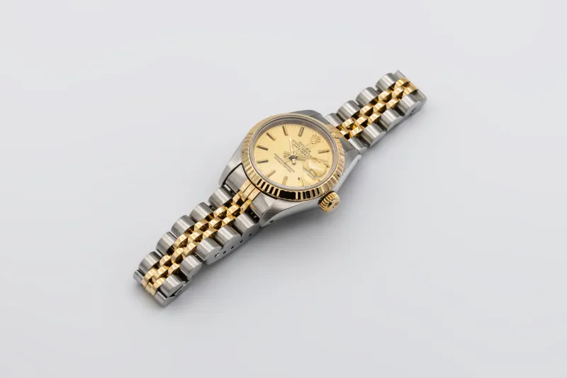 Rolex Lady DateJust 26mm Steel & 18ct Yellow Gold Jubilee 69173 1986