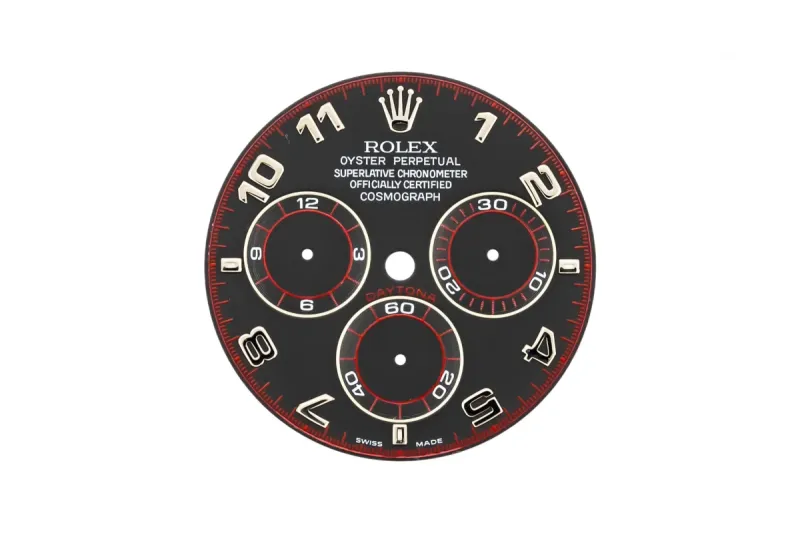 Rolex Daytona Matte Black Racing Arabic Numeral Dial