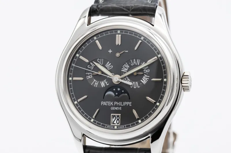 Patek Philippe Annual Calendar 39mm Black Leather 5146P-001 2008