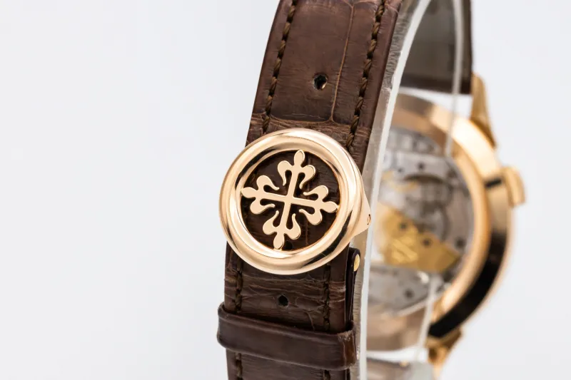 Patek Philippe World Time 39.5mm Brown Leather 5130R-001 Circa 2010