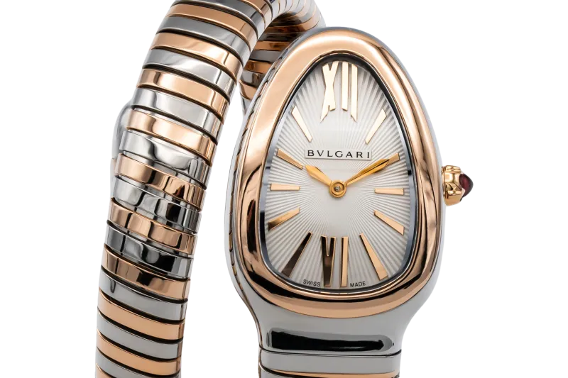 Bulgari Serpenti Tubogas 35mm Steel & 18ct Rose Gold 103708 Circa 2024