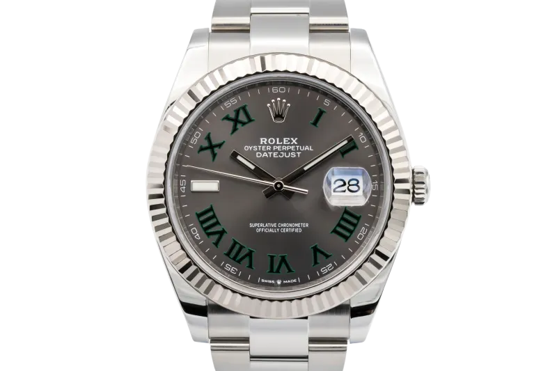 Rolex DateJust 41mm 'Wimbledon' Stainless Steel Oyster 126334 - 2022