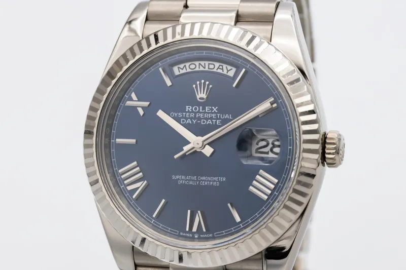 Rolex Day-Date 40mm 18ct White Gold Presidential 228239 2017