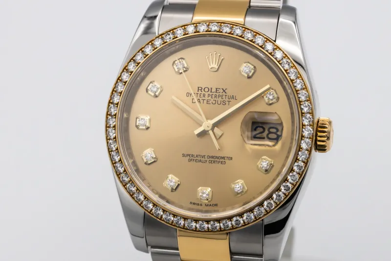 Rolex DateJust 36mm RBR Steel & 18ct Yellow Gold Oyster 116243 2012