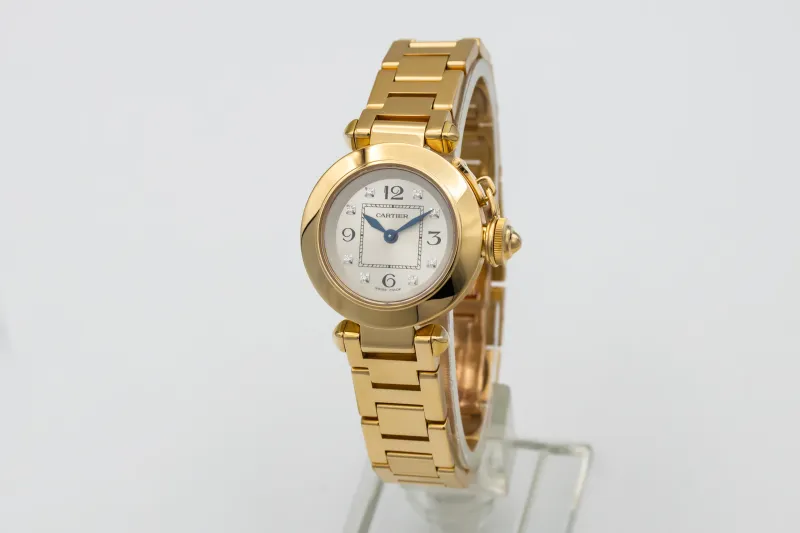 Cartier Pasha Miss Pasha 27mm 18ct Yellow Gold WJ124015 3132 Circa 2010
