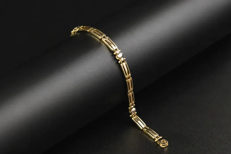 9ct Yellow Gold Fancy Bracelet 11.2g