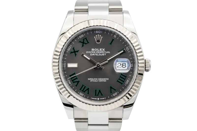 Rolex DateJust 41mm 'Wimbledon' Stainless Steel Oyster 126334 2022