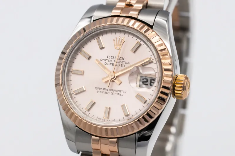 Rolex Lady DateJust 26mm Steel & 18ct Rose Gold Jubilee 179171 2006