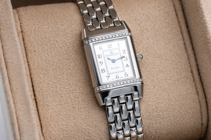 Jaeger-LeCoultre Reverso Duetto 20mm Stainless Steel Q2658120 Circa 2000s