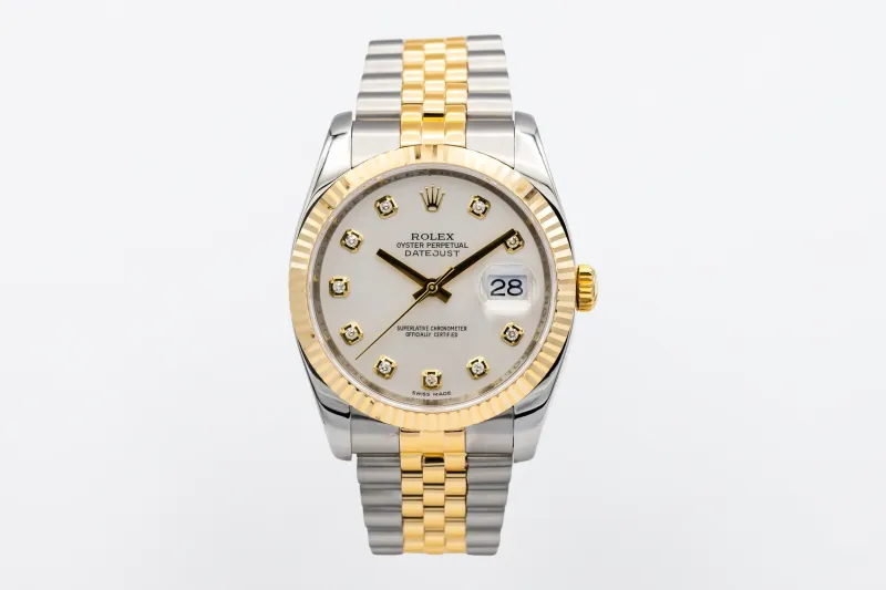Rolex DateJust 36mm Steel & 18ct Yellow Gold Jubilee 116233 2008